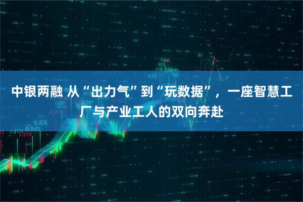 中银两融 从“出力气”到“玩数据”，一座智慧工厂与产业工人的双向奔赴