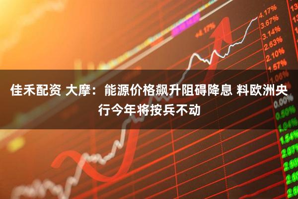 佳禾配资 大摩：能源价格飙升阻碍降息 料欧洲央行今年将按兵不动